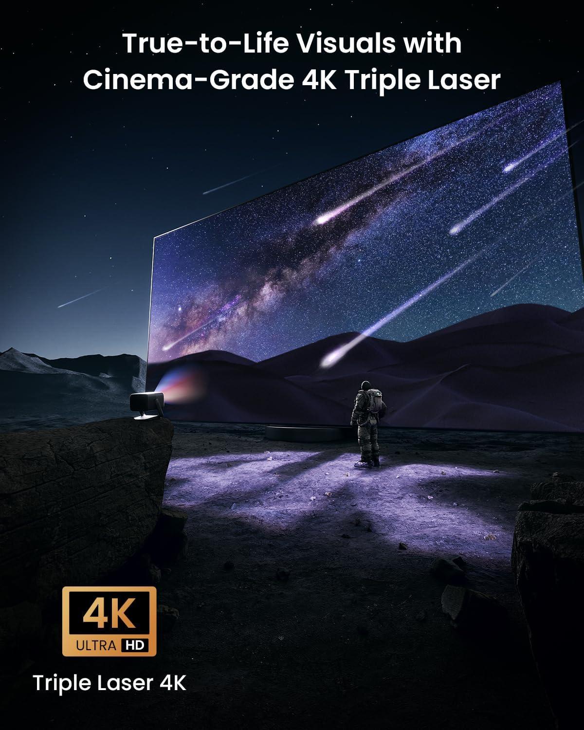 image:imageJMGO N1S Ultimate Triple Laser 4K Projector 3300 ISO Lumens Projector Google TV Netflix RealTime Auto Screen Fit HDR10 180 Bluray 3D Home Theater Projector with 20W Dolby DigitalUltimate EN