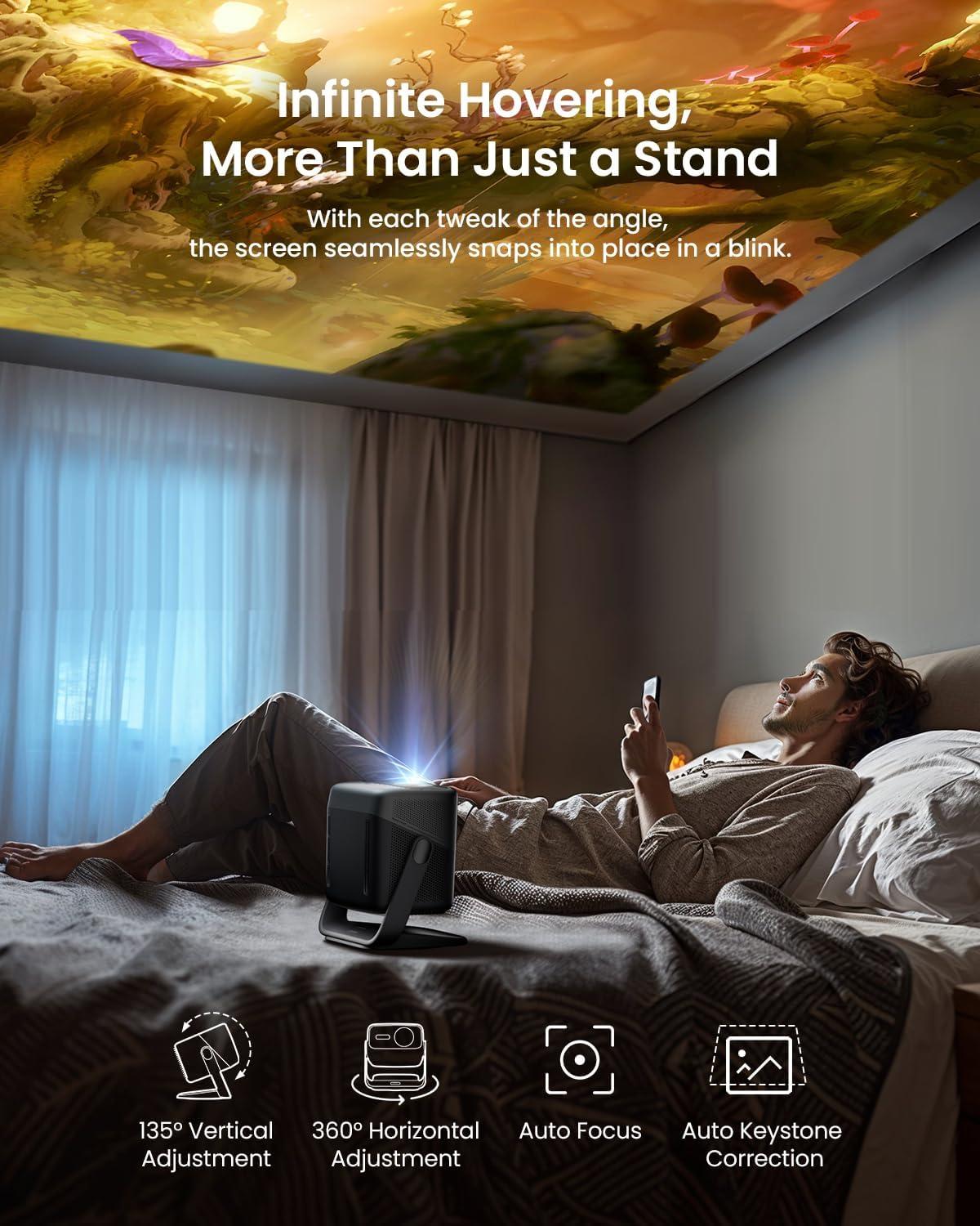 image:imageJMGO N1S Ultra 4K Triple Laser Projector with WiFi and Bluetooth 2800 ISO Lumens Google TV 360 Sensorless Picture Correction 300 HDR10 20W Dolby Digital Plus 3DActive Smart and PortableN1S Ultra