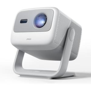 JMGO N1S GTV Portable Triple Laser Projector, 1080P FHD, 850 ISO Lumens, Official Netflix, HDR10, Gimbal Auto Image Correction, 200″ 3D Home Theater Projector, 2*5W Dolby Digital Speakers(N1S GTV)