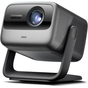 JMGO N1S Ultra 4K Triple Laser Projector with WiFi and Bluetooth, 2800 ISO Lumens, Google TV, 360° Sensorless Picture Correction, 300″, HDR10, 20W Dolby Digital Plus, 3D-Active, Smart and Portable(N1S Ultra)