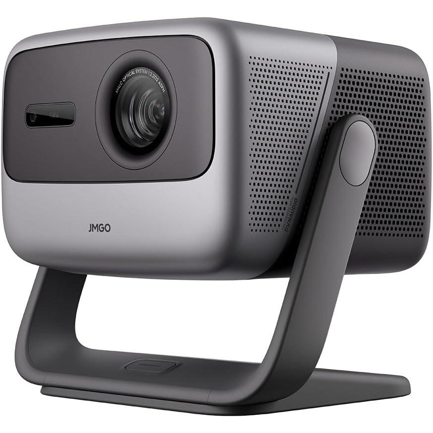 image:imageJMGO N1 Pro Triple Laser Projector 1300 ISO Lumens 16001 FOFO Contrast 1080P FHD 4K Supported 180 Android TV 11 Instant Keystone Correction BluRay 3D 10W2 Dynaudio Speakers for Home