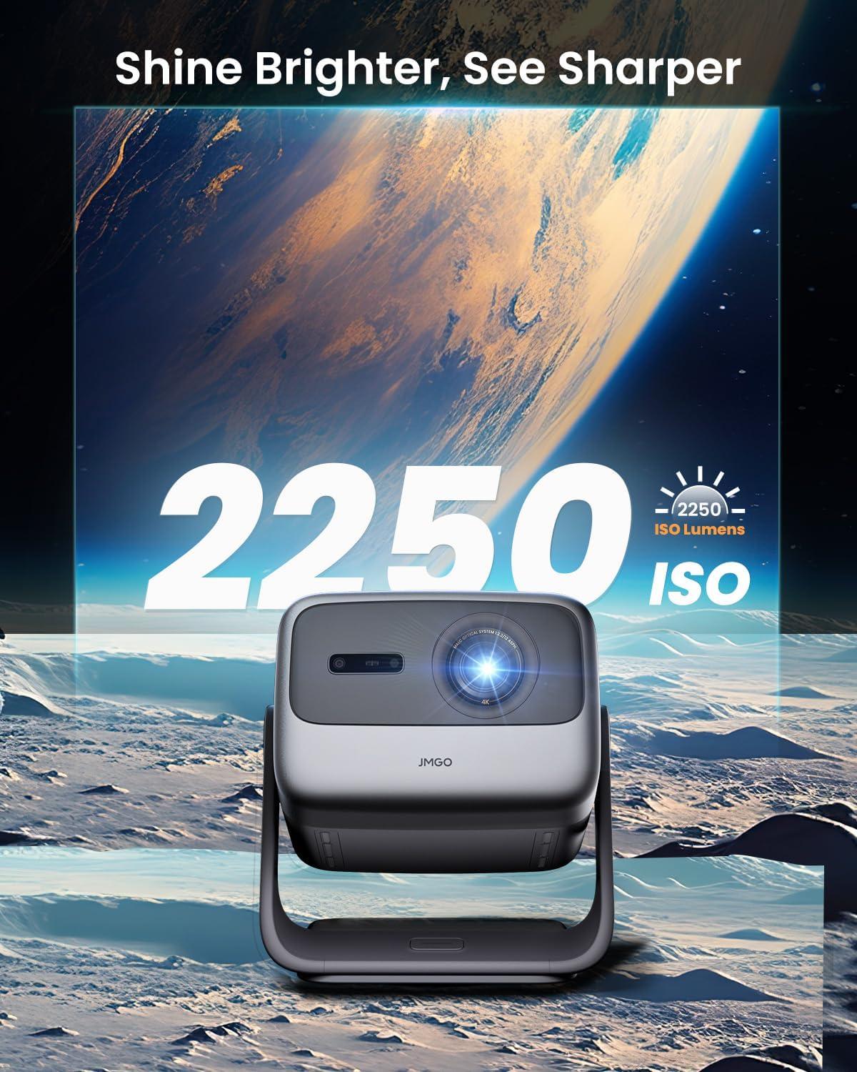 image:imageJMGO N1S Pro Triple Laser 4K Projector with Projector Floor Stand