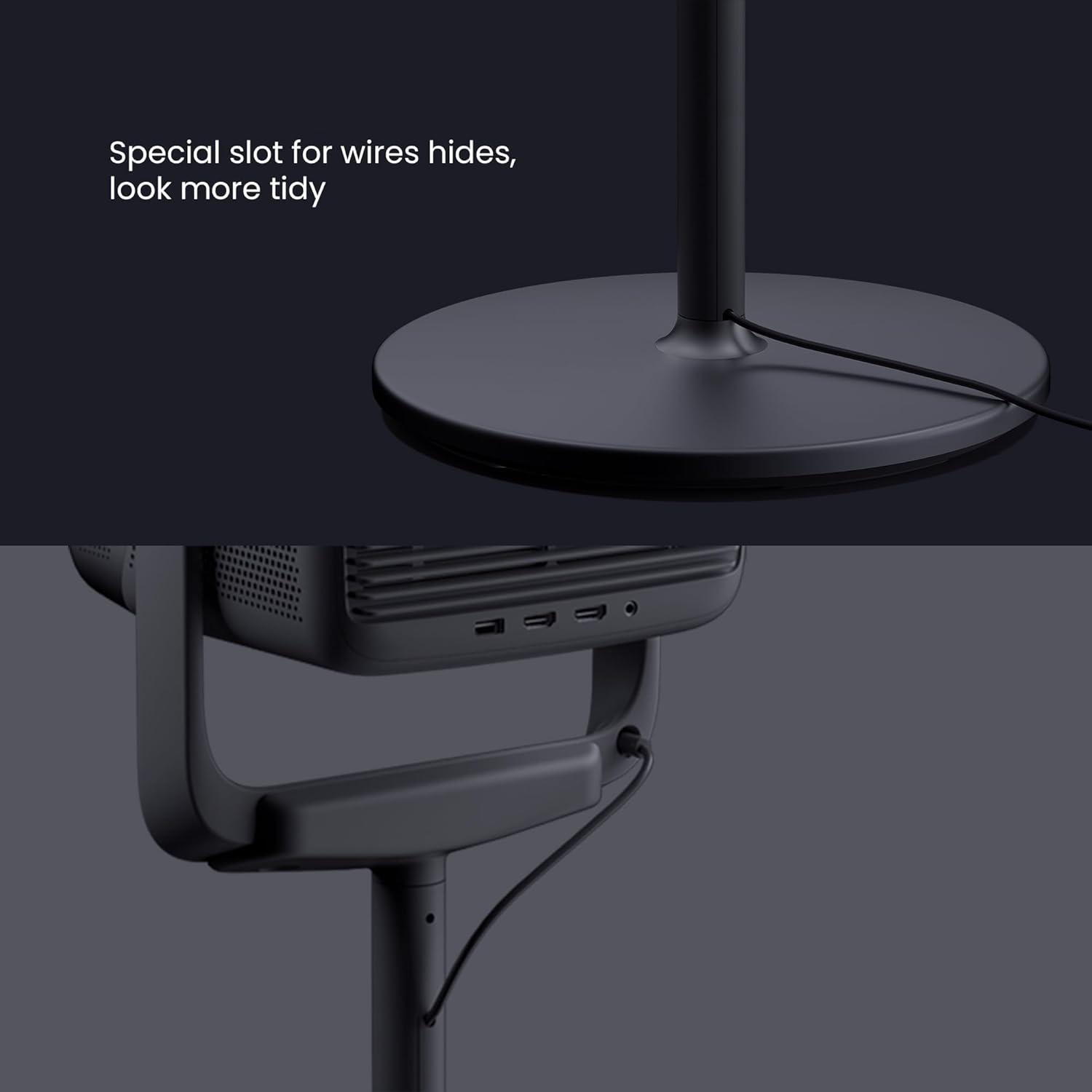 image:imageJMGO N1S Pro Triple Laser 4K Projector with Projector Floor Stand