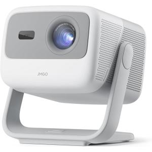JMGO N1 Portable Projector 1080P FHD, 4K Supported, 150″ MALC™ Triple Laser 3D Movie Projector for Home Theater Outdoor, Gimbal Auto Image Correction (Renewed)(ATV)