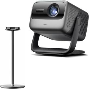 JMGO N1S Ultra 4K Triple Laser Projector with Projector Floor Stand
